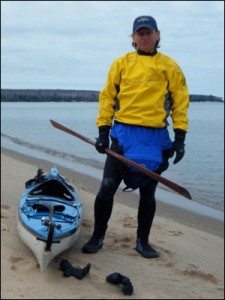 Robert Weitzel kayaking