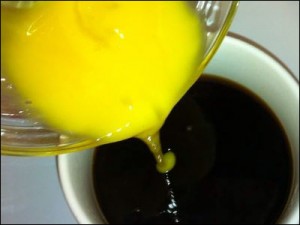 Egg coffee