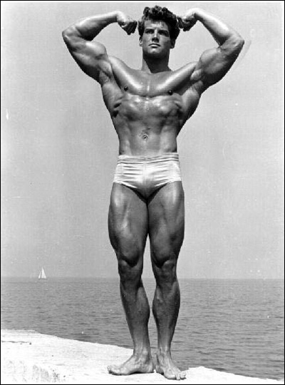 Steve Reeves Front Double Biceps Pose